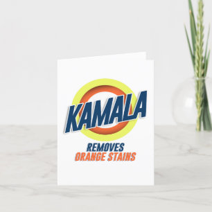 Tarjeta Kamala retira Naranja Stains