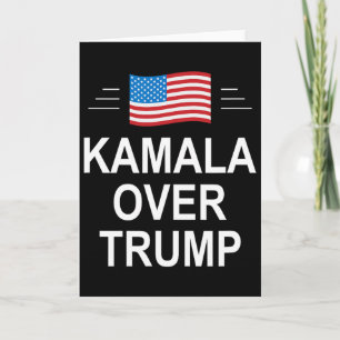 Tarjeta Kamala Sobre Trump Pro-trump 2024 Conservador Patr