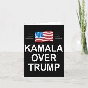 Tarjeta Kamala Sobre Trump Pro-trump 2024 Conservador Patr