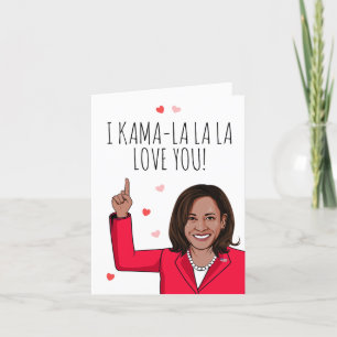 Tarjeta Kamala - Te amo San Valentín