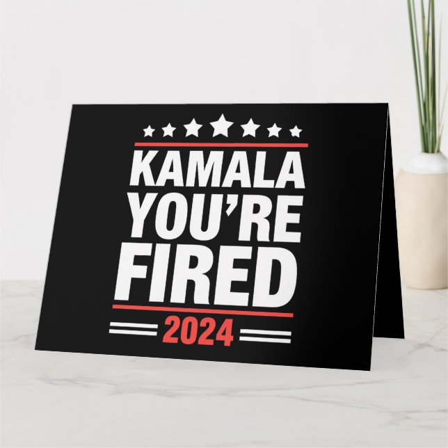 Tarjeta Kamala te despiden Kamala Harris 2024 (Anverso)