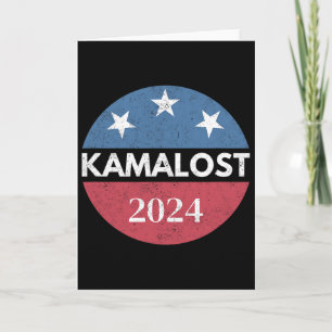 Tarjeta Kamalost Kamala Perdió Elección Trump Ganó 47º Pre