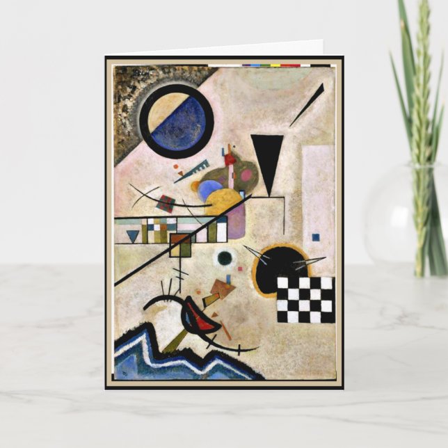 Tarjeta Kandinsky - Acuerdos opuestos (Anverso)