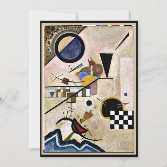 Tarjeta Kandinsky - Acuerdos opuestos (Anverso)
