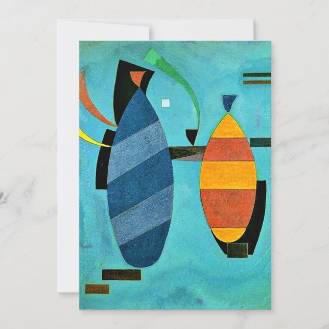Tarjeta Kandinsky - Ambos a rayas (Anverso)
