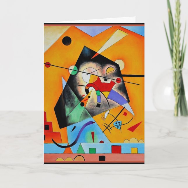 Tarjeta Kandinsky - Armonía silenciosa (Anverso)