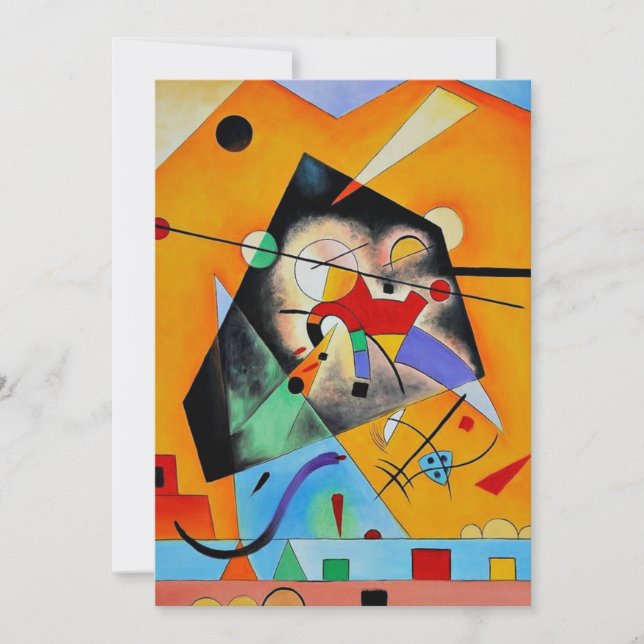 Tarjeta Kandinsky - Armonía tranquila (Anverso)