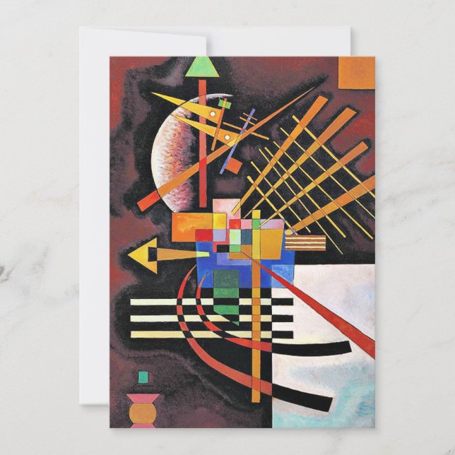 Tarjeta Kandinsky - Arriba e Izquierda, (Anverso)