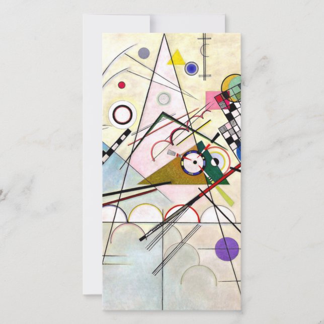Tarjeta Kandinsky Composition 8 (Anverso)