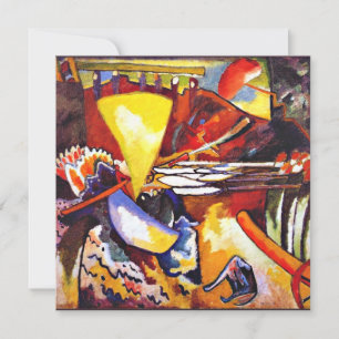 Tarjeta Kandinsky - Improvisación 11, arte abstracto