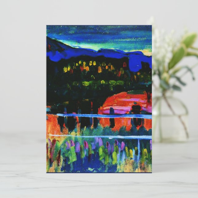 Tarjeta Kandinsky - Murnau am Staffelsee (Anverso de pie)