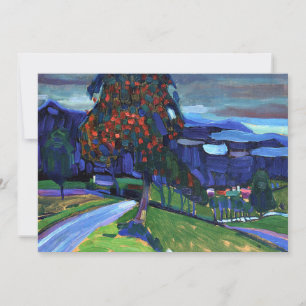 Tarjeta Kandinsky - Otoño en Murnau