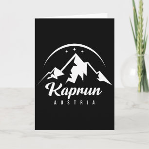 Tarjeta Kaprun Austria Resorte de Esquí Esquí Remontes Sou