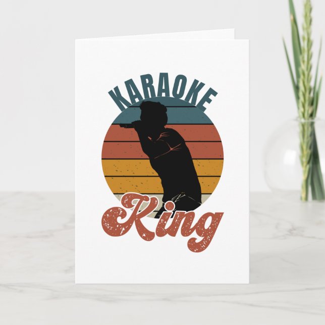 Tarjeta Karaoke King (Anverso)