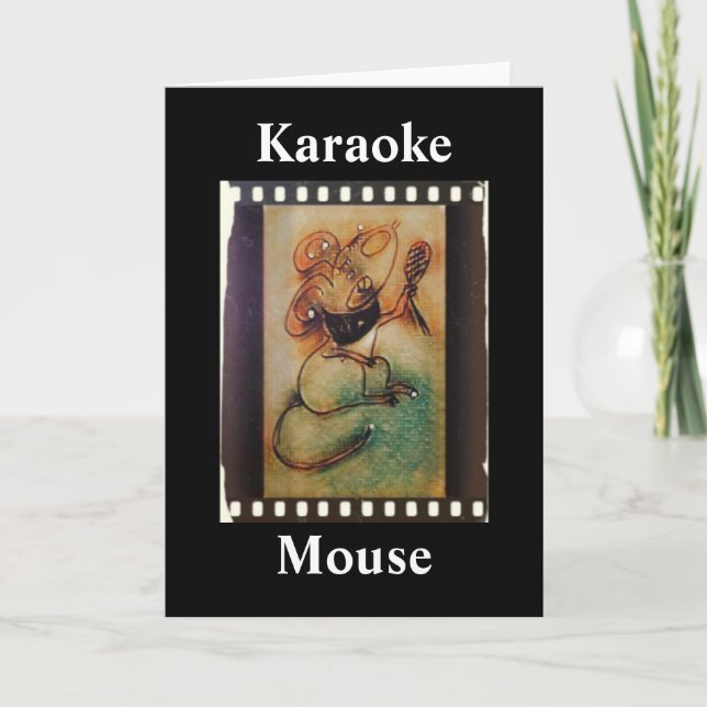 Tarjeta Karaoke 🎤 Mouse 🐁 (Anverso)