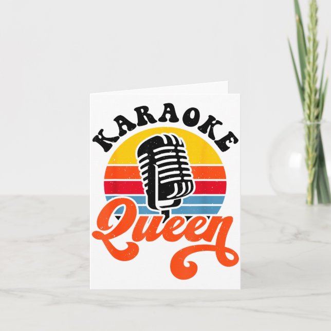 Tarjeta Karaoke Queen  (Anverso)