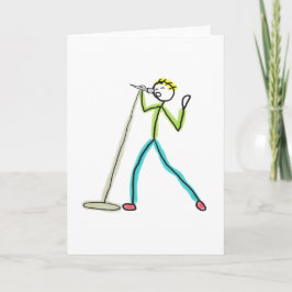 Tarjeta Karaoke Singing Stickman