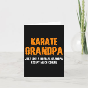 Tarjeta Karate Abuelo Día del Padre - Abuelo Hombres 