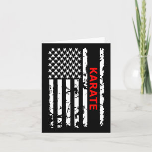 Tarjeta Karate americano