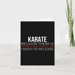Tarjeta Karate Artes marciales japonesas Artes marciales d