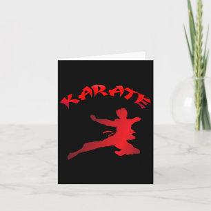 Tarjeta Karate Artes Marciales Para Adultos Y Jóvenes