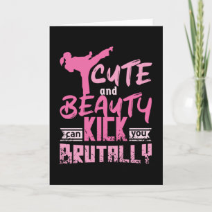Tarjeta Karate Chica