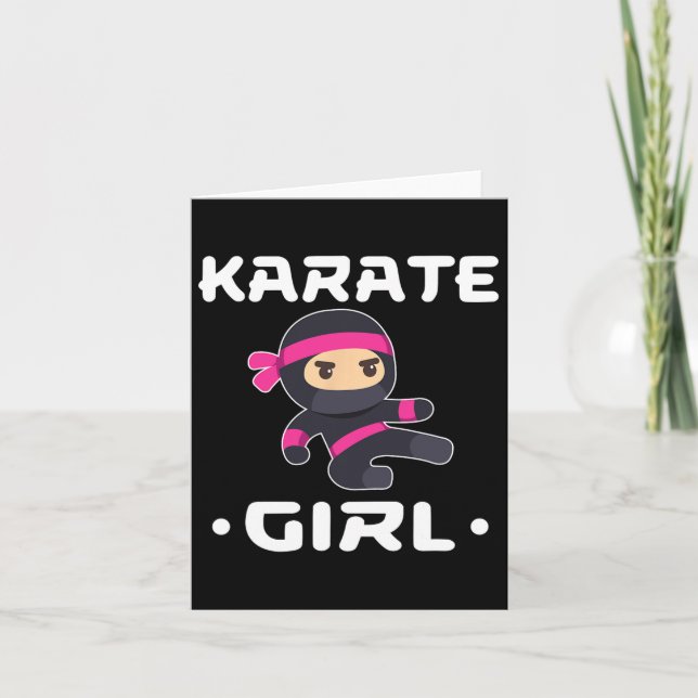 Tarjeta Karate Chica 6 (Anverso)