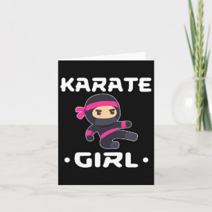 Tarjeta Karate Chica 6