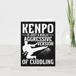 Tarjeta Karate Chica de Artes Marciales Lady Kenpo