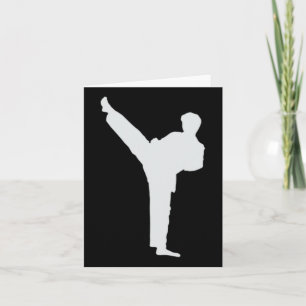 Tarjeta Karate de artes marciales
