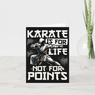 Tarjeta Karate Gracioso Para Los Hombres Judo - Karate Es