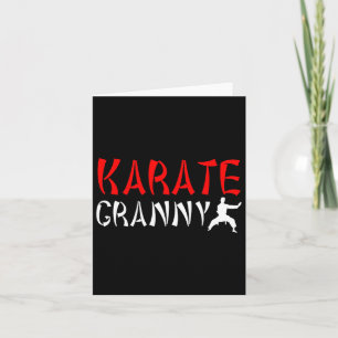 Tarjeta Karate Granja Orgullosa Karate Abuela 1