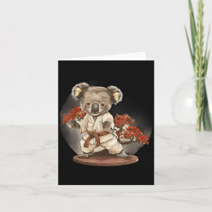 Tarjeta Karate Koala Animal MMA Taekwondo Artes Marciales