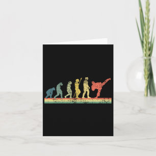 Tarjeta Karate Kung Fu Material Arts