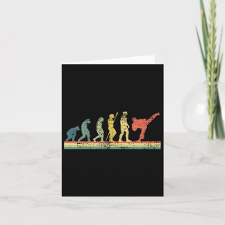 Tarjeta Karate Kung Fu Material Arts