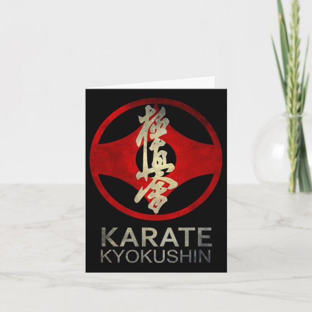 Tarjeta Karate Kyokushin (Anverso)