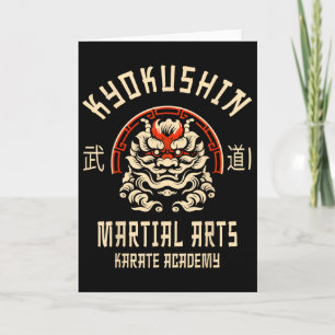 Tarjeta Karate Kyokushin Artes Marciales Japonesas 