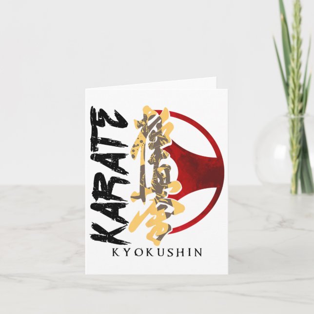 Tarjeta Karate Kyokushin Martial Arts Traingher Mart (Anverso)