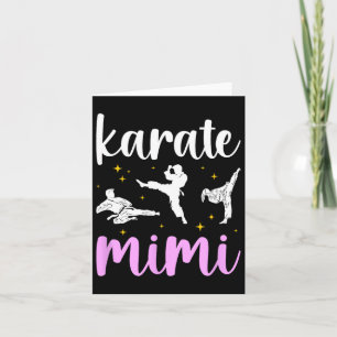 Tarjeta Karate Mimi Orgullo Karate Mimi Abuma