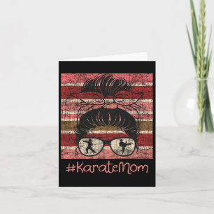 Tarjeta Karate Mom - Karateka Martial Arts Self Defense