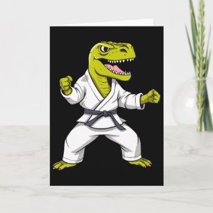 Tarjeta Karate T-rex Artes Marciales Taekwondo Kickboxing
