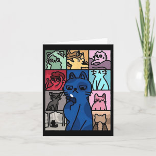 Tarjeta Karma es un amante del gato de los camisas