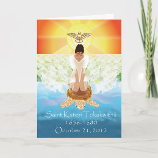 Tarjeta Kateri Tekakwitha