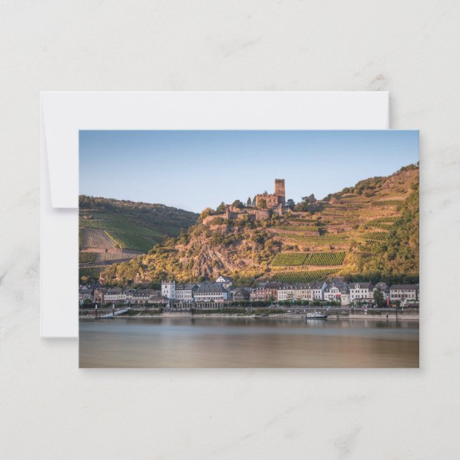 Tarjeta Kaub am Rhein - Alemania (Anverso)