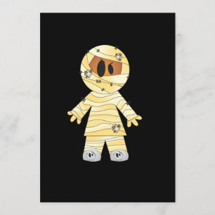 Tarjeta Kawaii Cute Mummy Halloween
