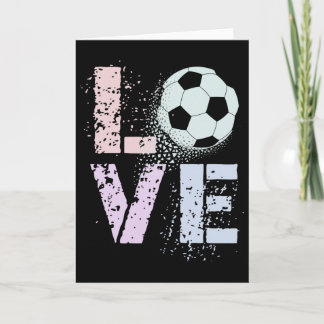Tarjeta Kawaii Fútbol Amor Coaching Mom Kids Clu Día de Sa