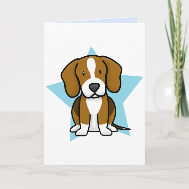 Tarjeta Kawaii Star Beagle Card (Anverso)