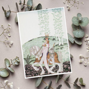 Tarjeta Kay Nielsen Entonces él la convenció para que baja