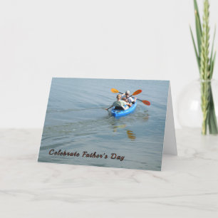 Tarjeta Kayak Día del Padre