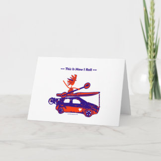 Tarjeta Kayak en auto - Así es como rollo!